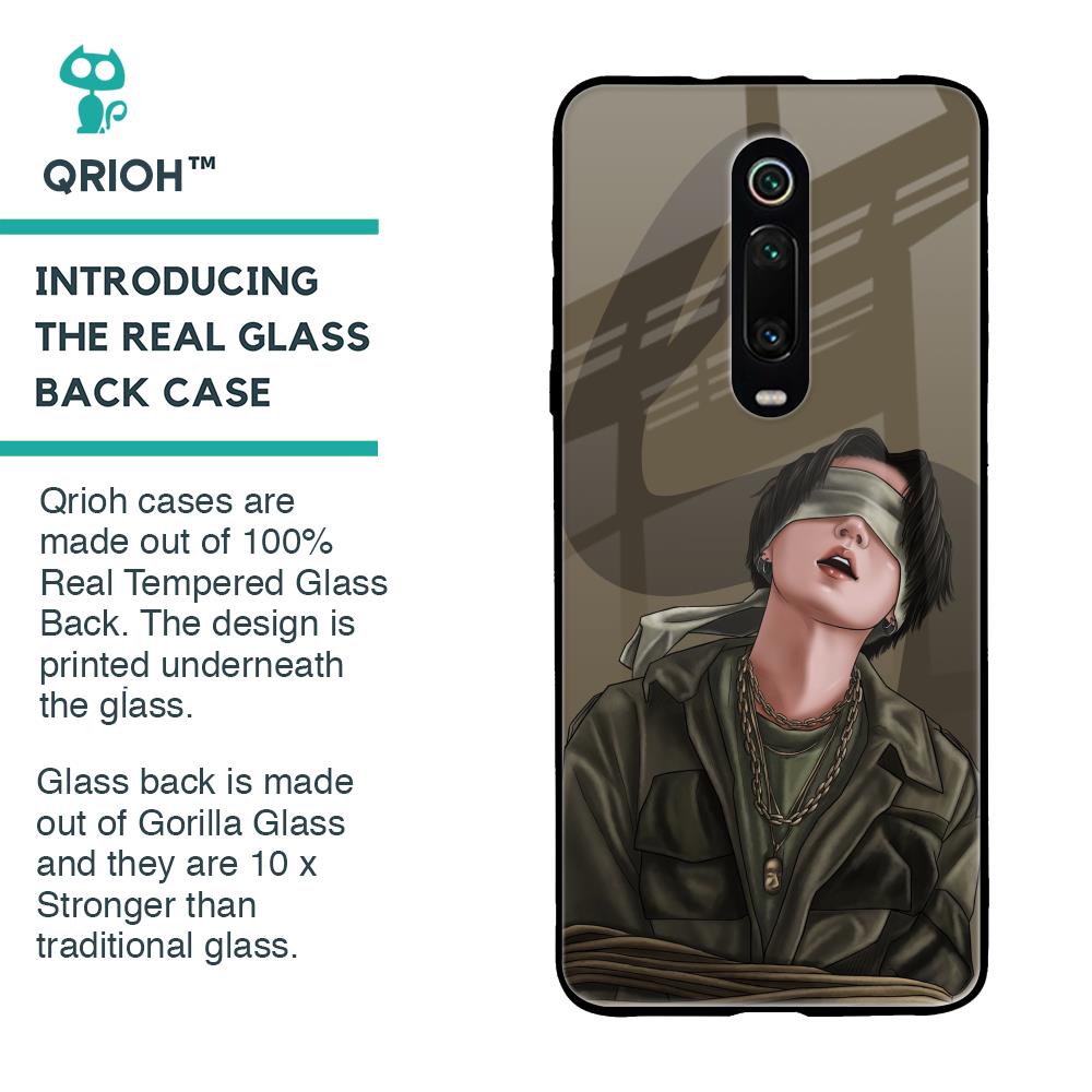 Blind Fold Glass Case for Xiaomi Redmi K20