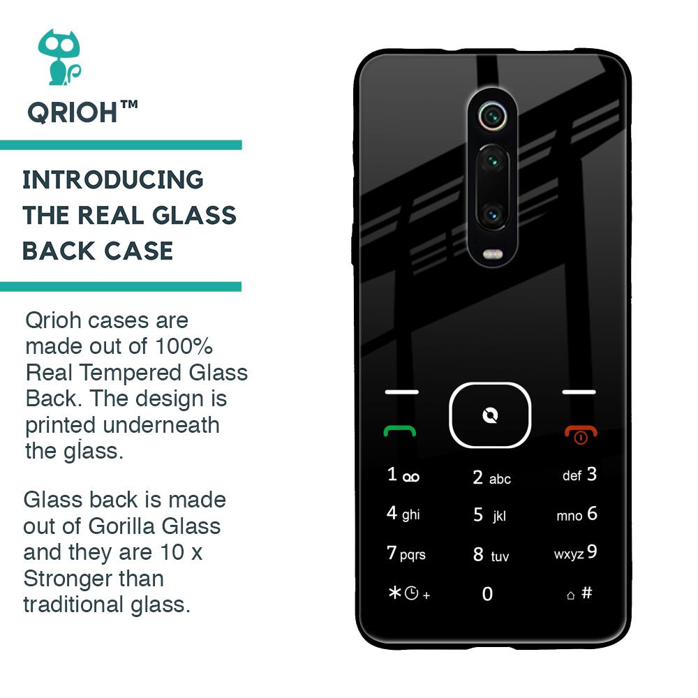 Classic Keypad Pattern Glass Case for Xiaomi Redmi K20