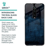 Dark Blue Grunge Glass Case for Xiaomi Redmi K20