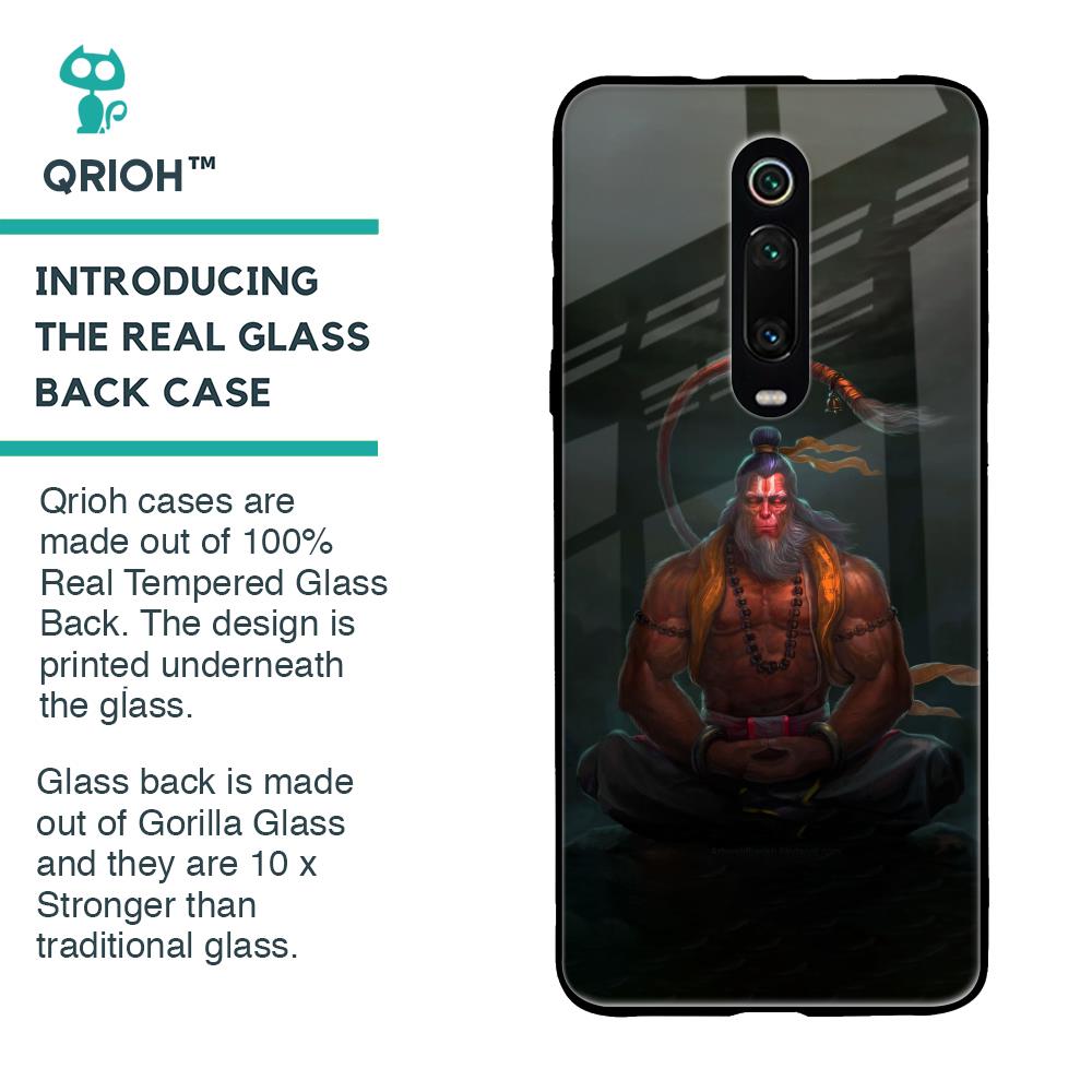 Lord Hanuman Animated Glass Case for Xiaomi Redmi K20