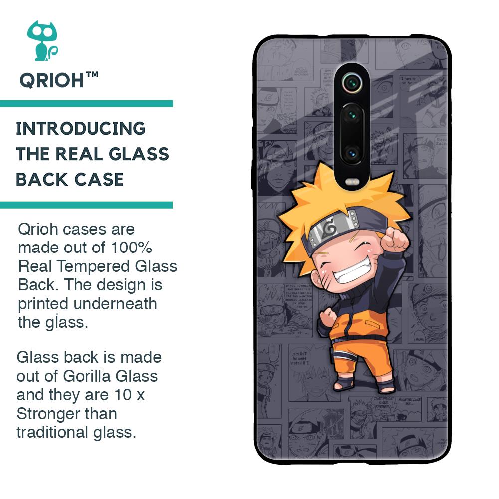 Orange Chubby Glass Case for Xiaomi Redmi K20
