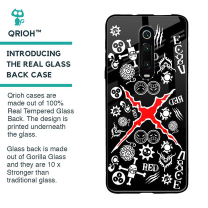 Red Zone Glass Case for Xiaomi Redmi K20