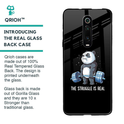 Real Struggle Glass Case for Xiaomi Redmi K20
