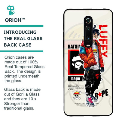 Bape Luffy Glass Case for Xiaomi Redmi K20