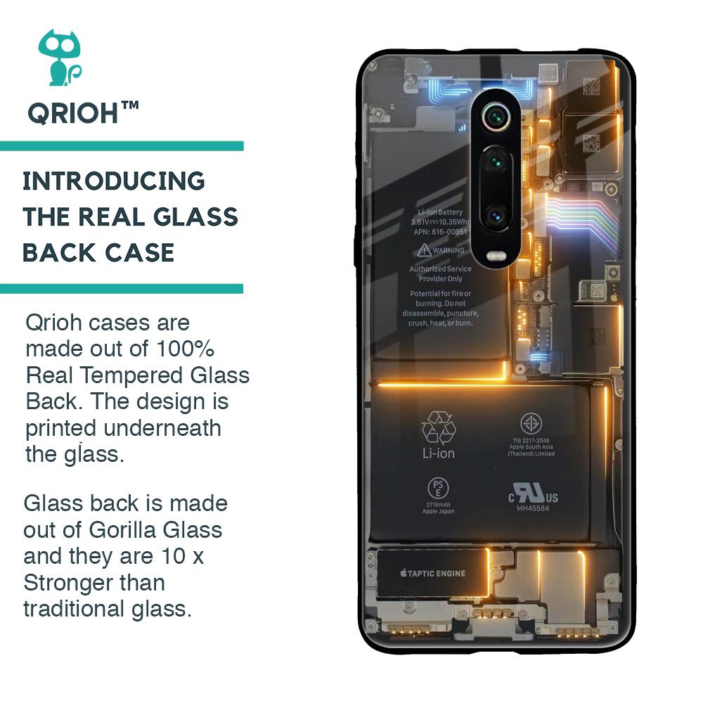 Glow Up Skeleton Glass Case for Xiaomi Redmi K20