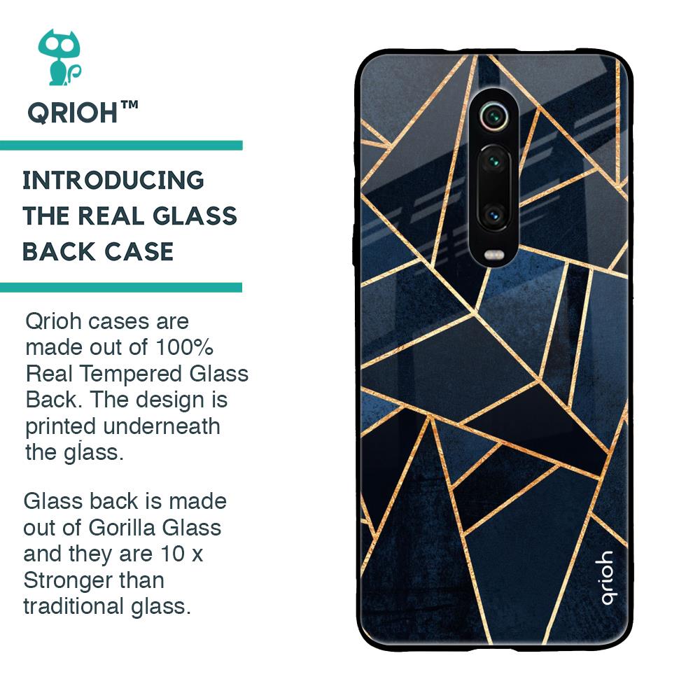Abstract Tiles Glass case for Xiaomi Redmi K20