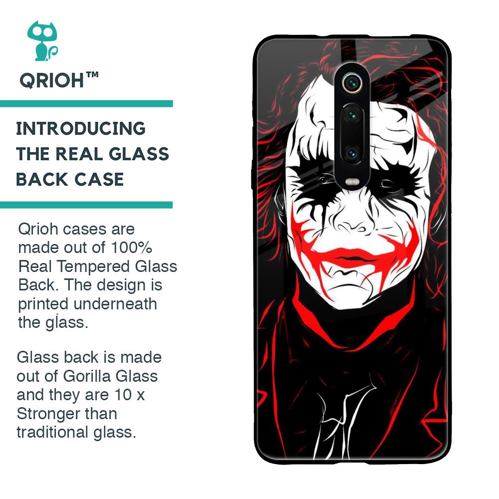 Life In Dark Glass Case For Xiaomi Redmi K20
