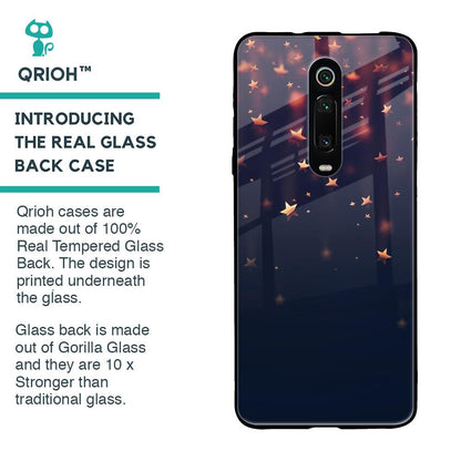 Falling Stars Glass Case For Xiaomi Redmi K20