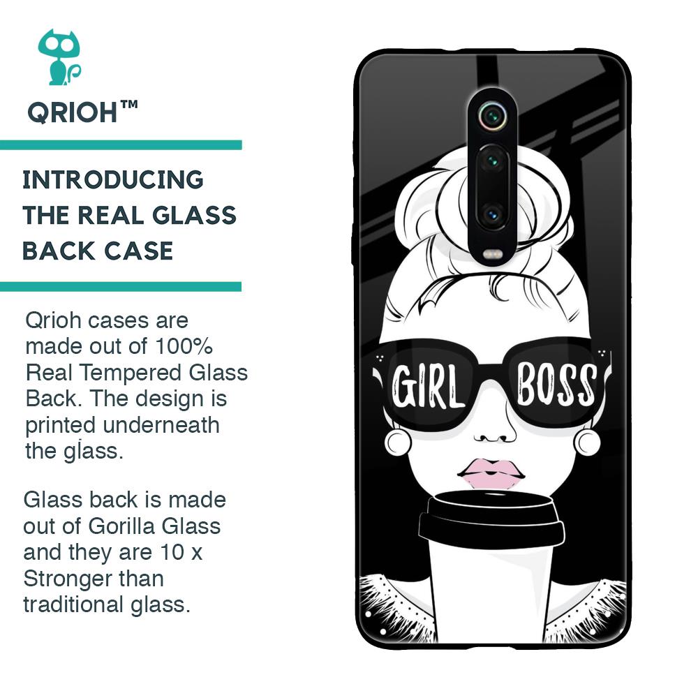 Girl Boss Glass Case For Xiaomi Redmi K20