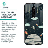 Astronaut Dream Glass Case For Xiaomi Redmi K20