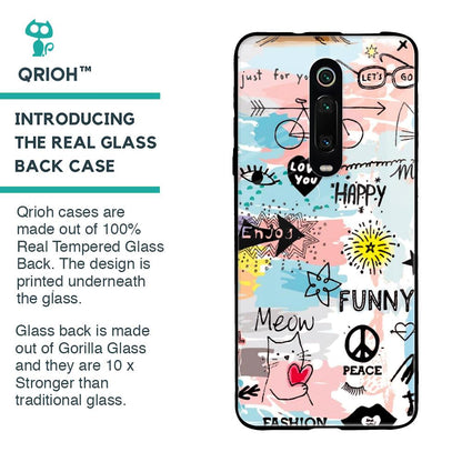 Just For You Glass Case For Xiaomi Redmi K20