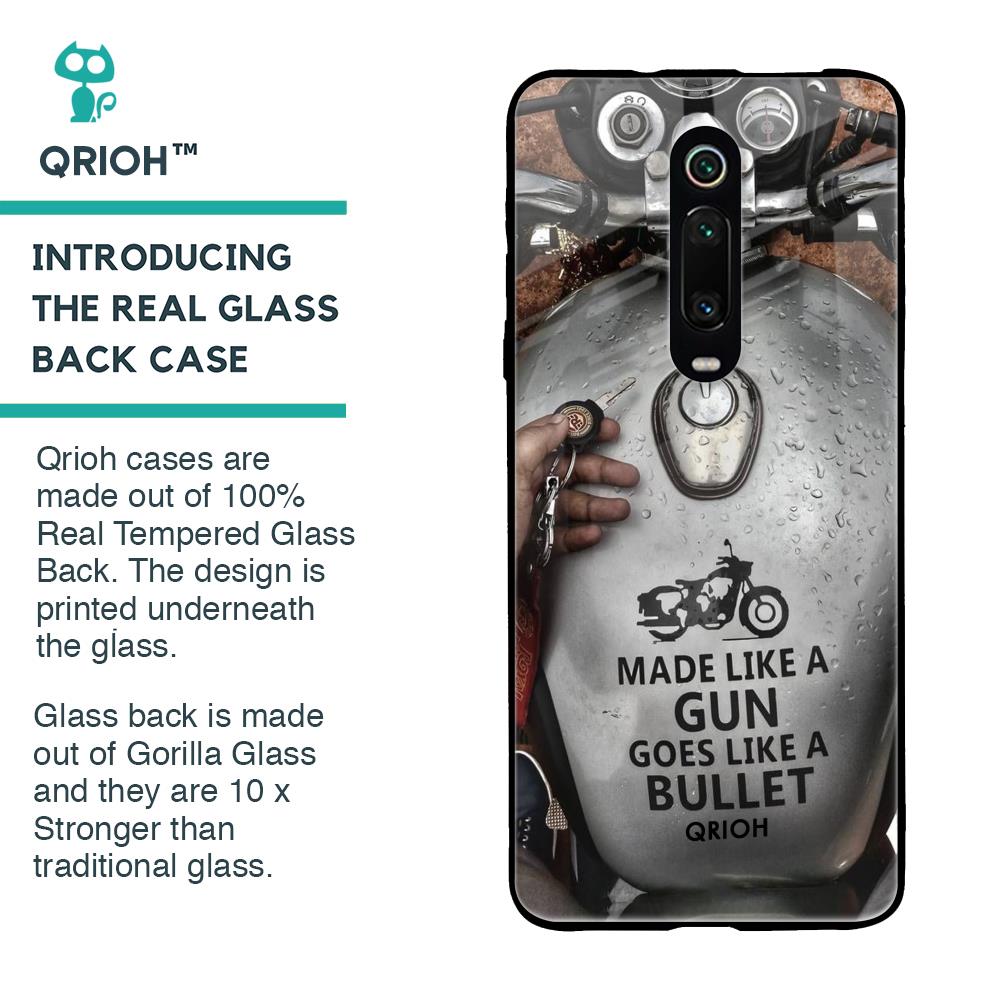 Royal Bike Glass Case for Xiaomi Redmi K20
