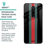 Vertical Stripes Glass Case for Xiaomi Redmi K20