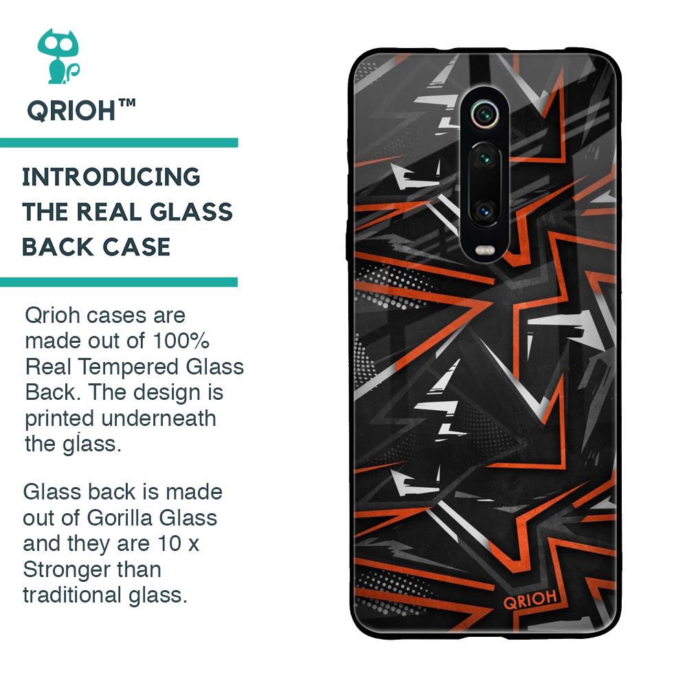 Vector Art Glass Case for Xiaomi Redmi K20