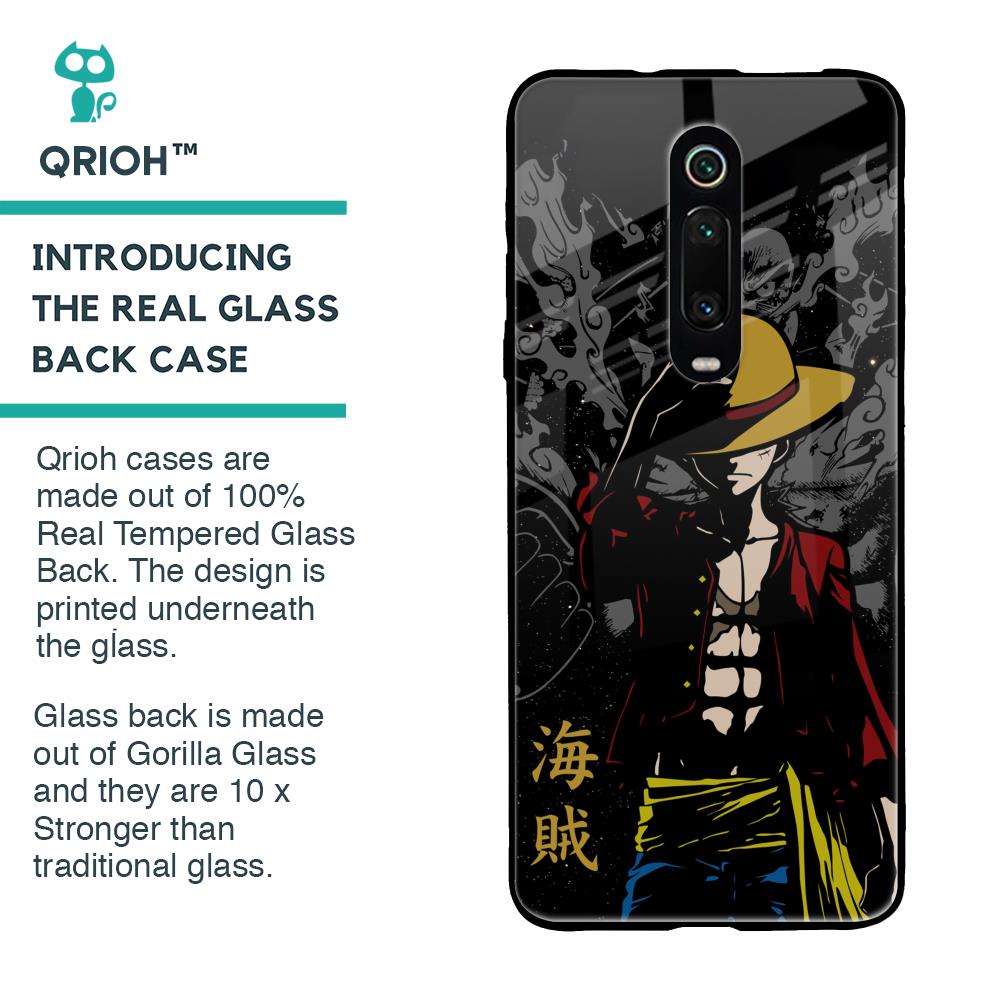 Dark Luffy Glass Case for Xiaomi Redmi K20