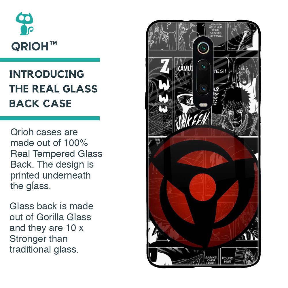 Sharingan Glass Case for Xiaomi Redmi K20