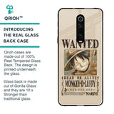 Luffy Wanted Glass Case for Xiaomi Redmi K20