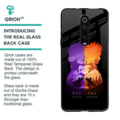 Minimalist Anime Glass Case for Xiaomi Redmi K20