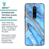 Vibrant Blue Marble Glass Case for Xiaomi Redmi K20