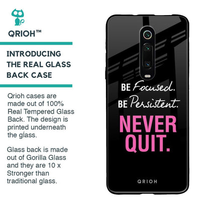 Be Focused Glass case for Xiaomi Redmi K20