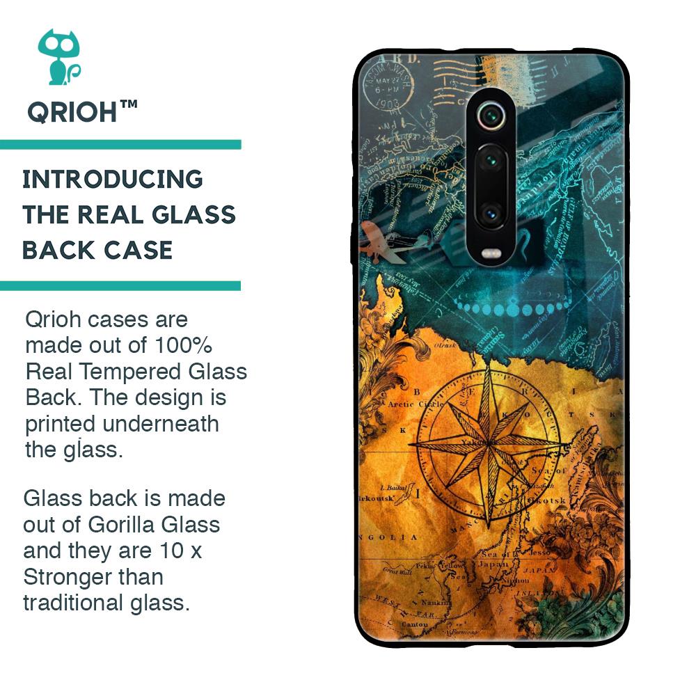 Architecture Map Glass Case for Xiaomi Redmi K20