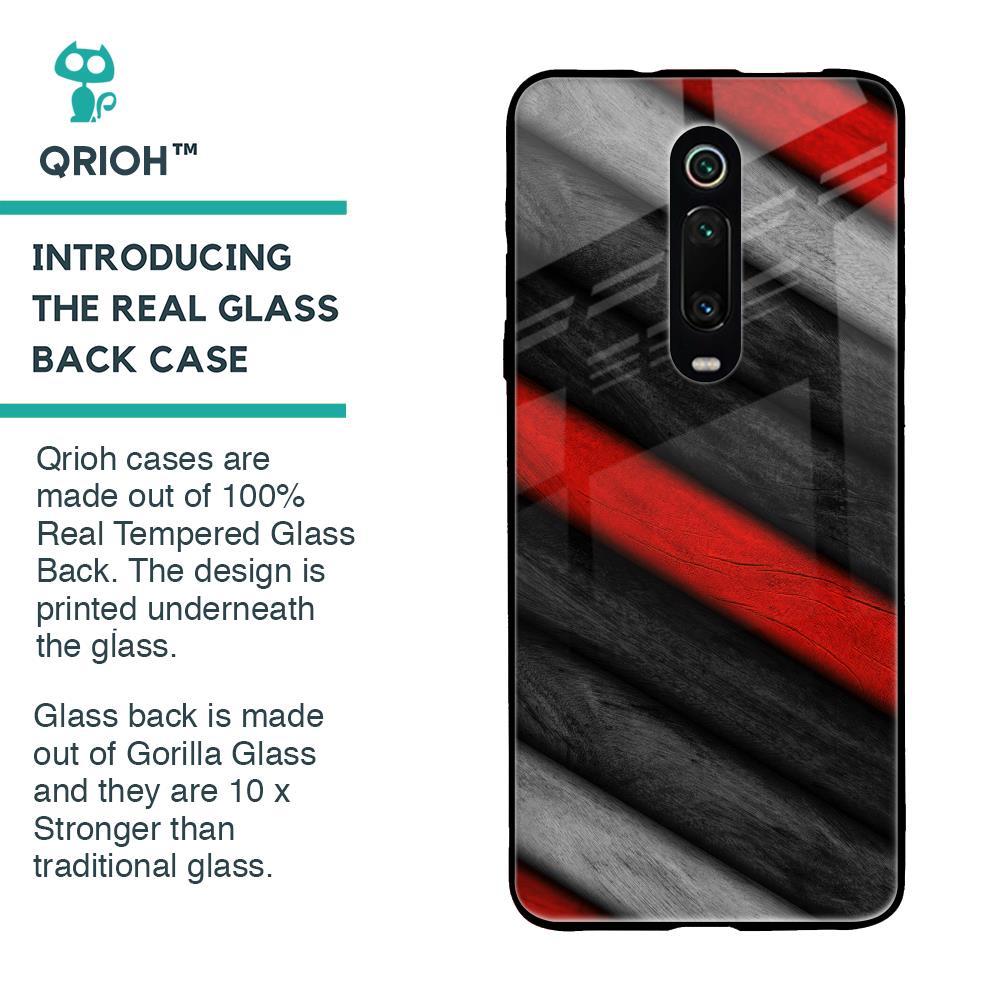 Soft Wooden Texture Glass Case for Xiaomi Redmi K20