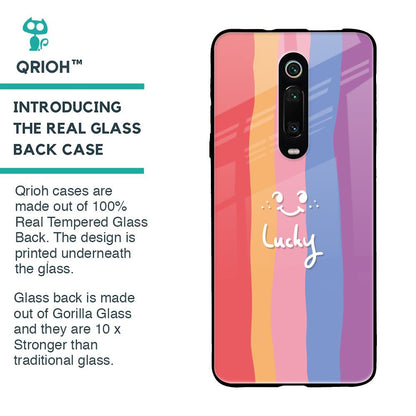Lucky Abstract Glass Case for Xiaomi Redmi K20
