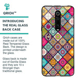 Multicolor Mandala Glass Case for Xiaomi Redmi K20