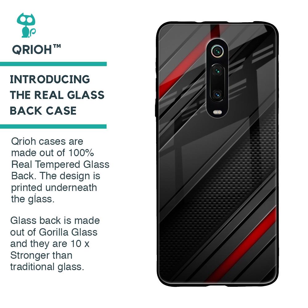 Modern Abstract Glass Case for Xiaomi Redmi K20