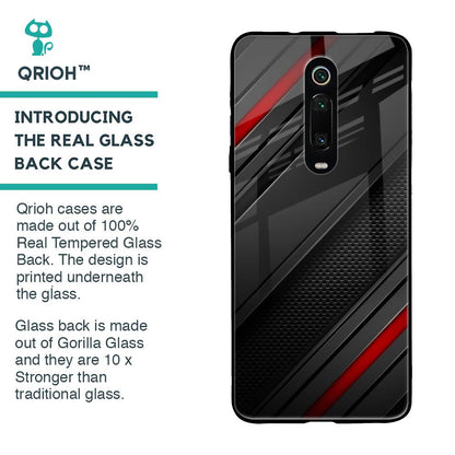 Modern Abstract Glass Case for Xiaomi Redmi K20