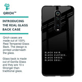 Black Soul Glass Case for Xiaomi Redmi K20