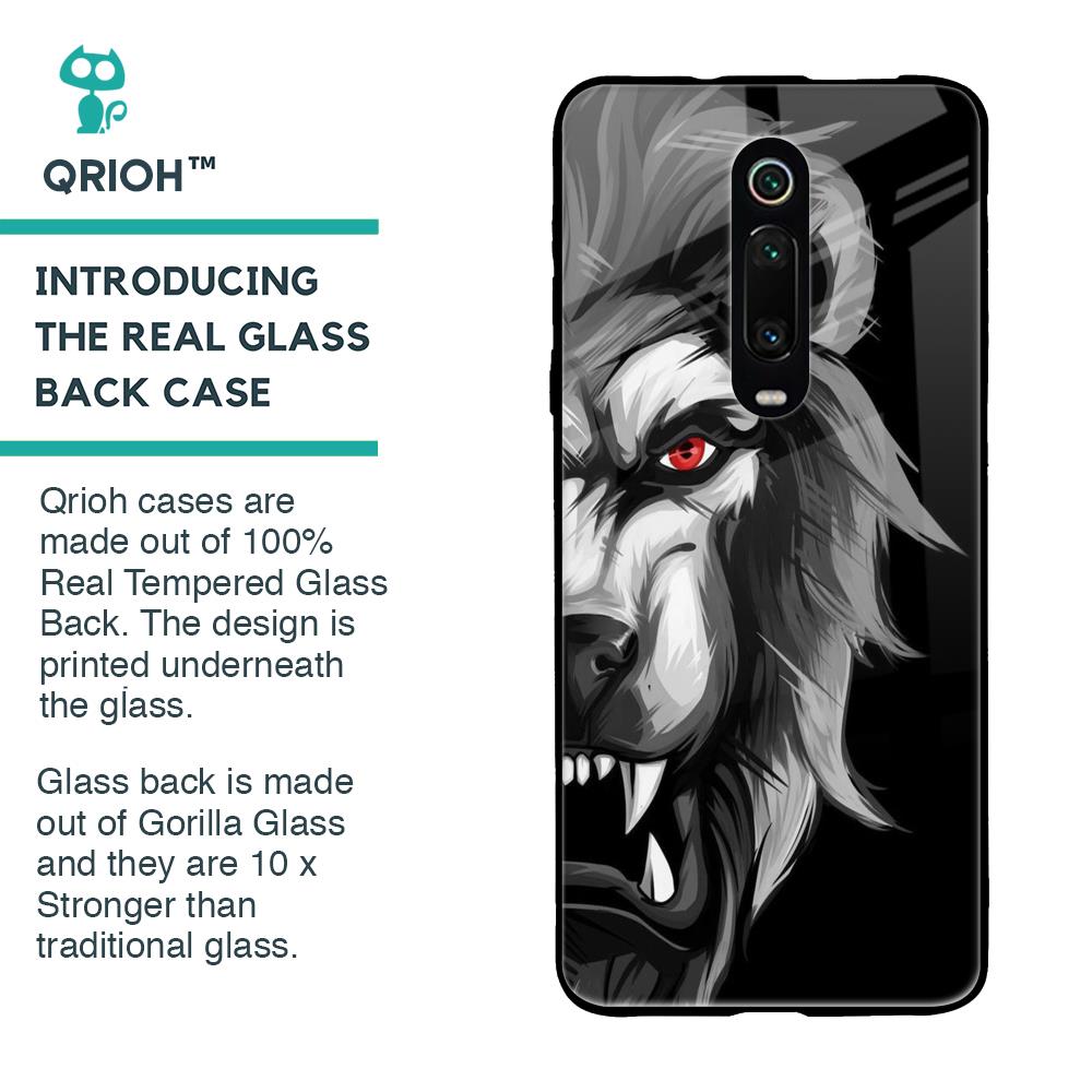 Wild Lion Glass Case for Xiaomi Redmi K20
