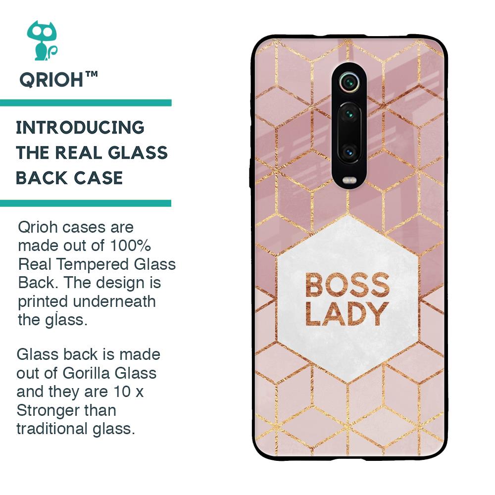 Boss Lady Glass Case for Xiaomi Redmi K20