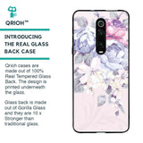 Elegant Floral Glass case for Xiaomi Redmi K20