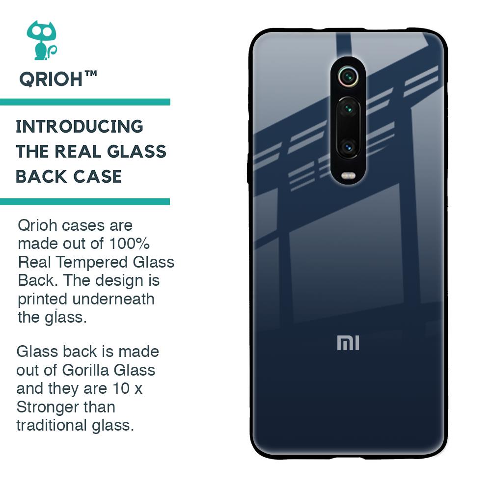 Overshadow Blue Glass Case For Xiaomi Redmi K20