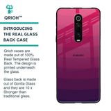 Wavy Pink Pattern Glass Case for Xiaomi Redmi K20