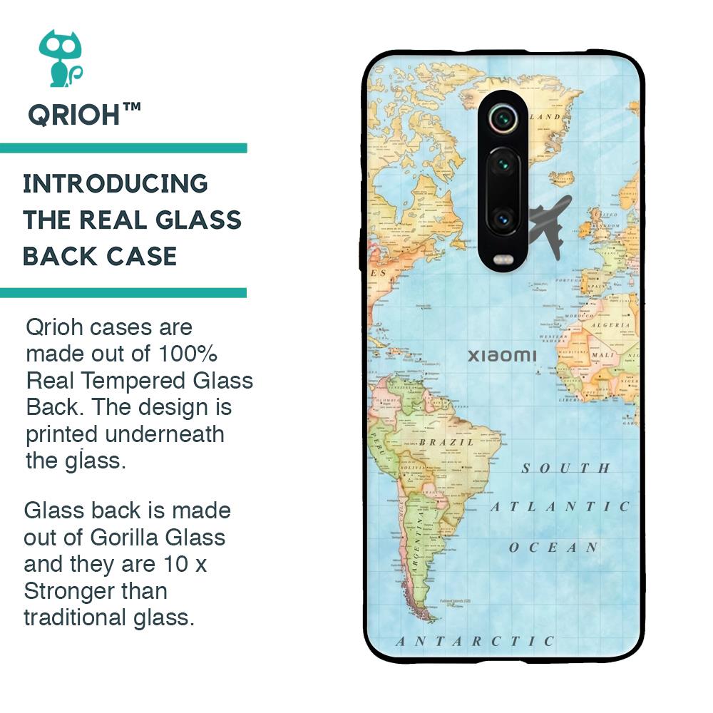 Fly Around The World Glass Case for Xiaomi Redmi K20