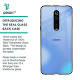 Vibrant Blue Texture Glass Case for Xiaomi Redmi K20