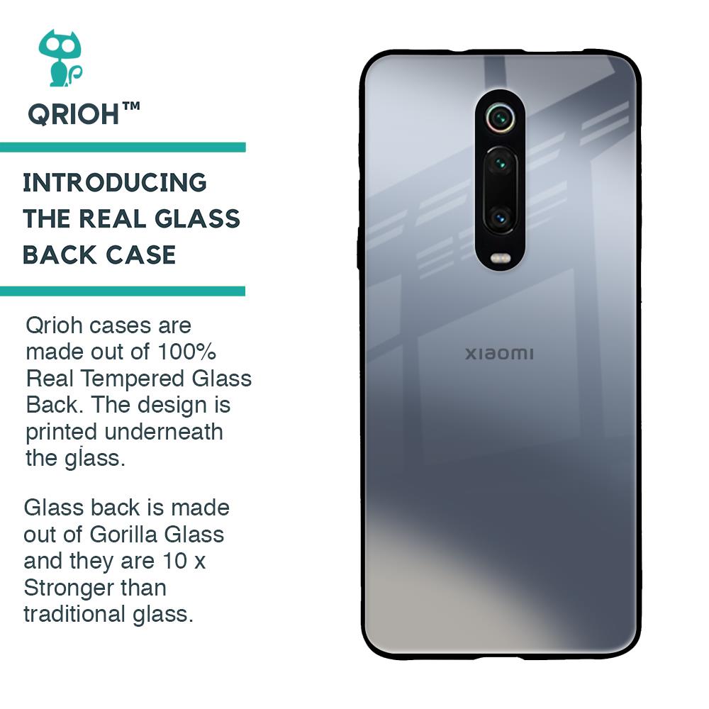 Space Grey Gradient Glass Case for Xiaomi Redmi K20
