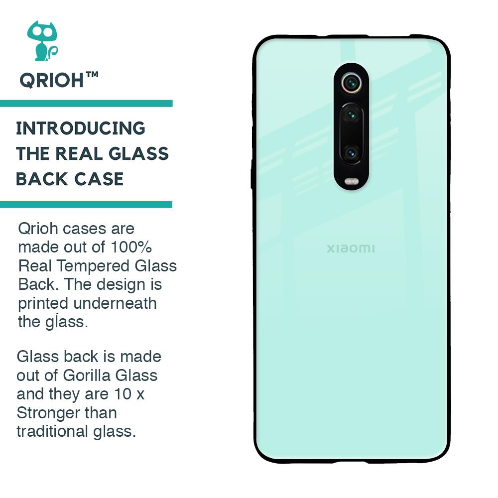 Teal Glass Case for Xiaomi Redmi K20