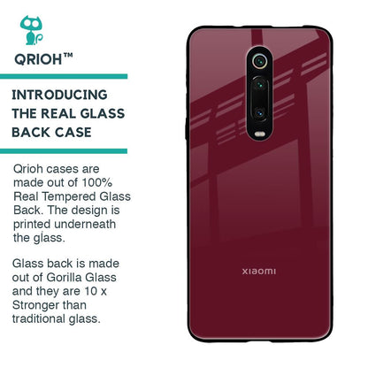 Classic Burgundy Glass Case for Xiaomi Redmi K20