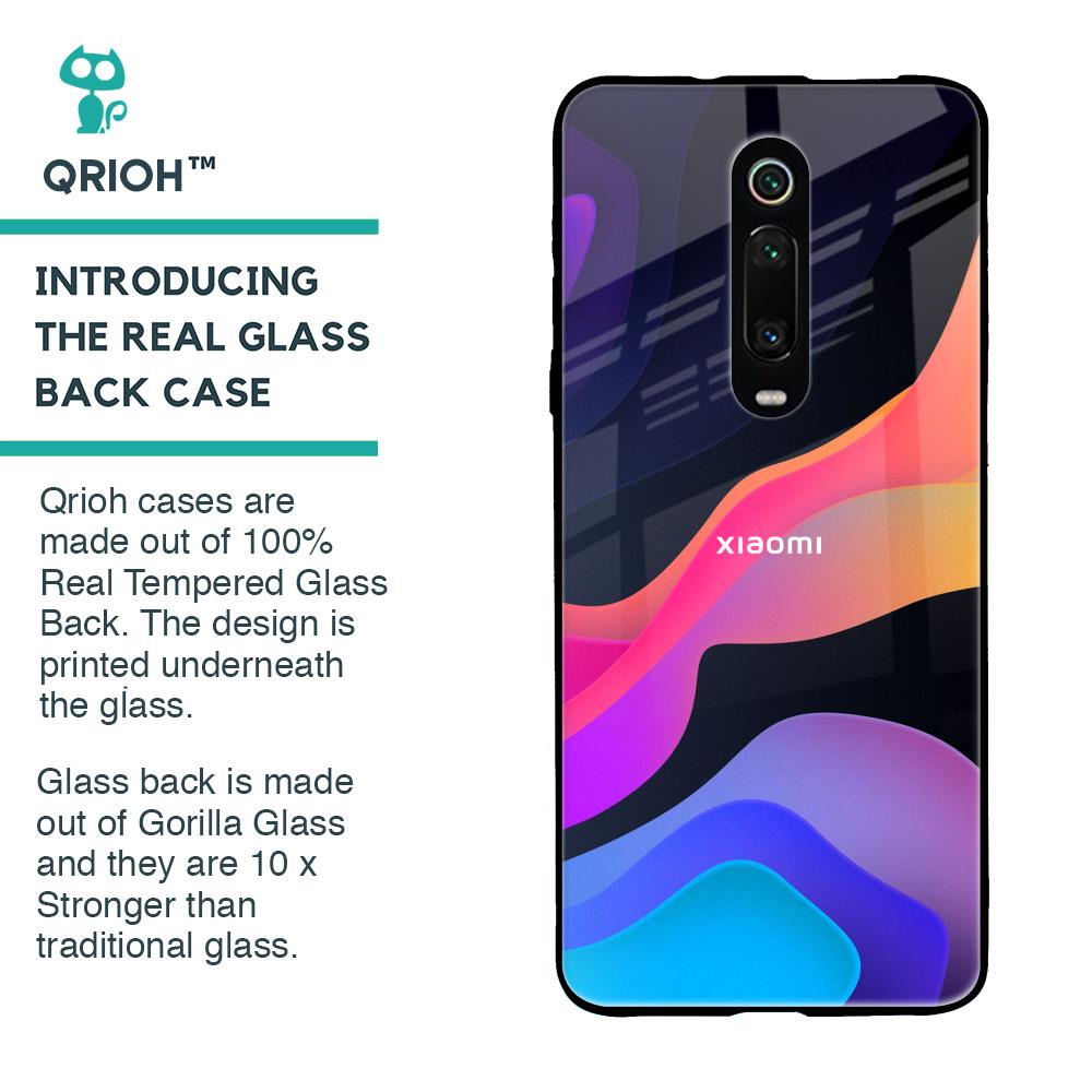 Colorful Fluid Glass Case for Xiaomi Redmi K20