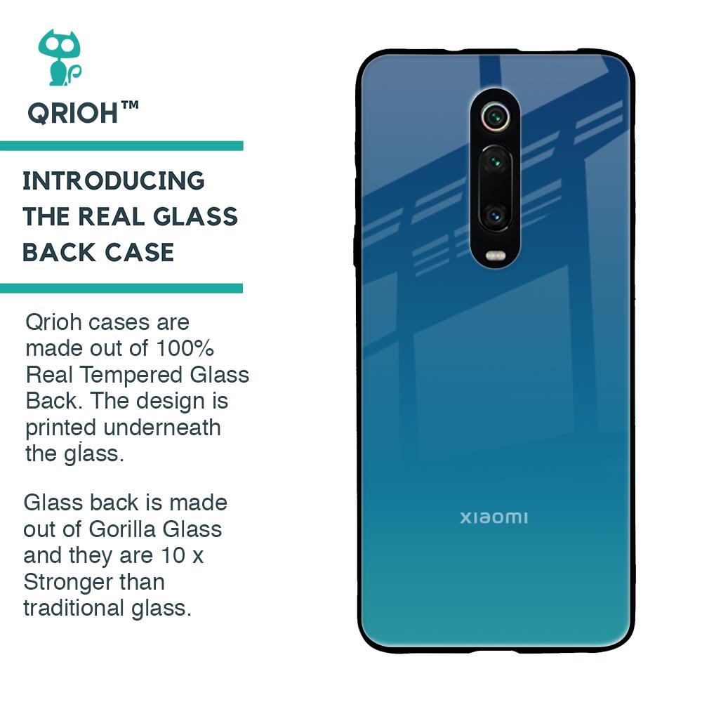Celestial Blue Glass Case For Xiaomi Redmi K20