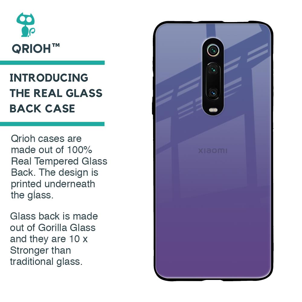 Indigo Pastel Glass Case For Xiaomi Redmi K20