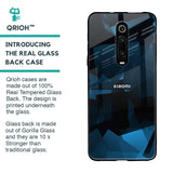 Polygonal Blue Box Glass Case For Xiaomi Redmi K20