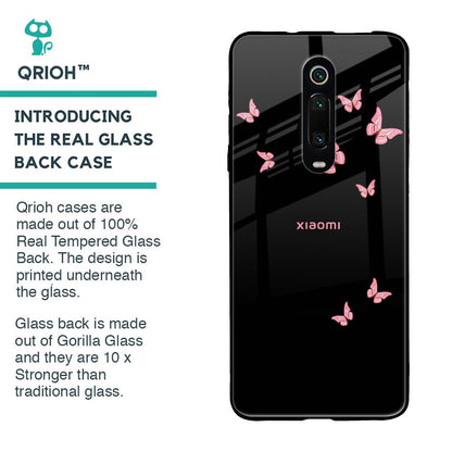 Fly Butterfly Glass Case for Xiaomi Redmi K20