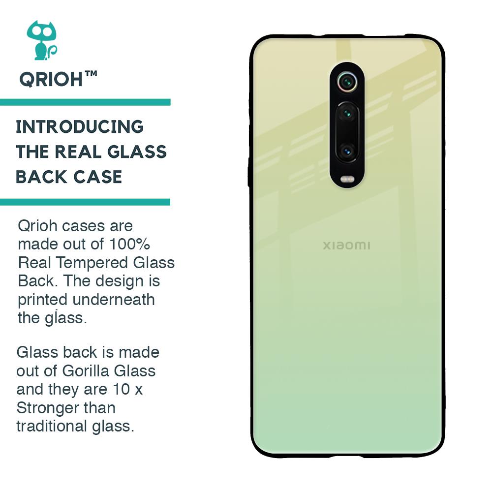 Mint Green Gradient Glass Case for Xiaomi Redmi K20