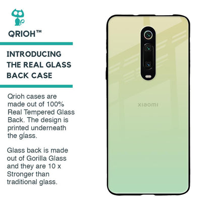 Mint Green Gradient Glass Case for Xiaomi Redmi K20