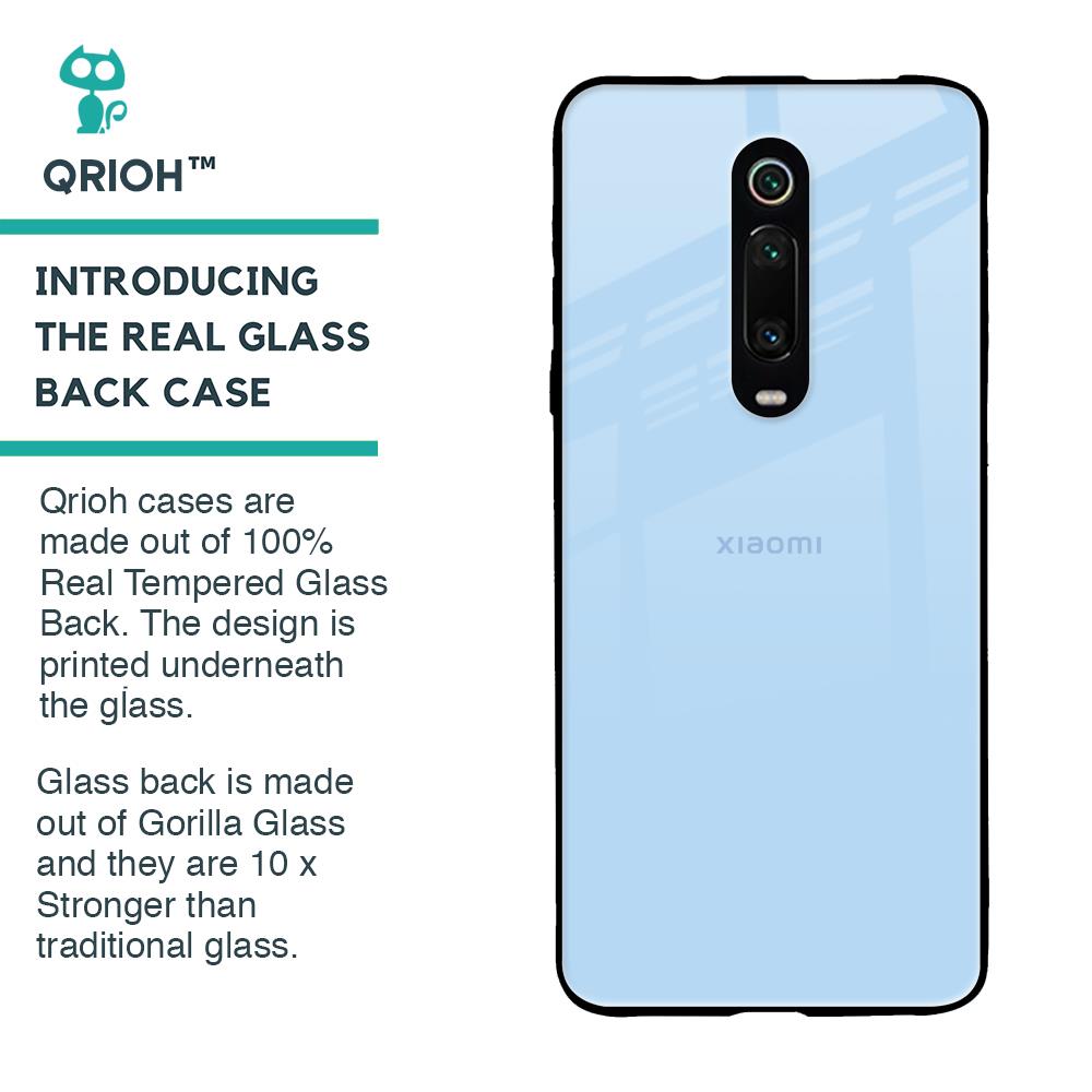 Pastel Sky Blue Glass Case for Xiaomi Redmi K20