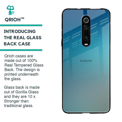 Sea Theme Gradient Glass Case for Xiaomi Redmi K20